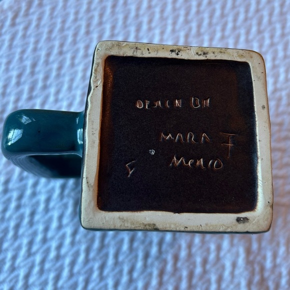 MARA STONEWARE COLLECTION - One 10 Ounce Mug Coffee Wild Horses Design - Picture 5 of 16